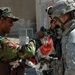 Soldiers at a small mall in Saha, Baghdad