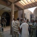 Soldiers at a small mall in Saha, Baghdad