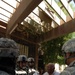 Soldiers at a small mall in Saha, Baghdad