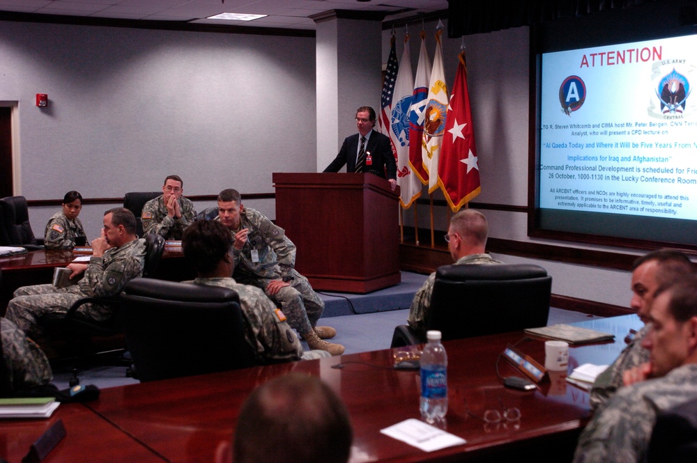 Peter Bergen visits Third Army/U.S. Army Central