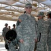 Soldiers don golden spurs
