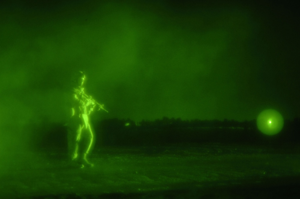 Night Mission in Air Ramadi