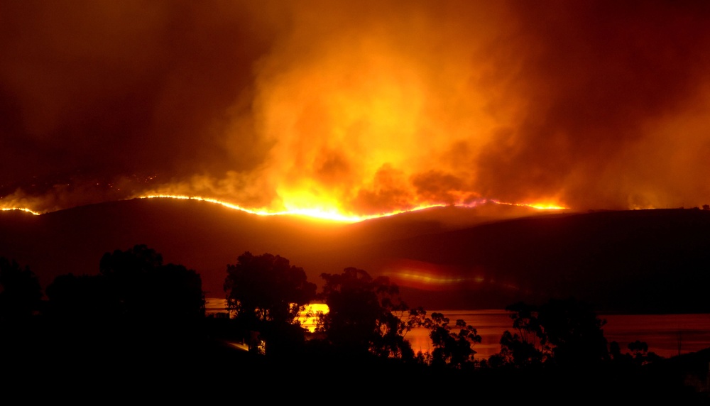 Harris fire