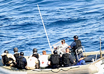 U.S. Navy Responds to North Korean Cargo Vessel Distress Call