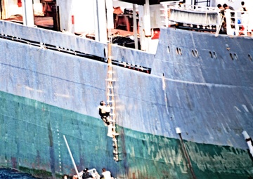 U.S. Navy Responds to North Korean Cargo Vessel Distress Call