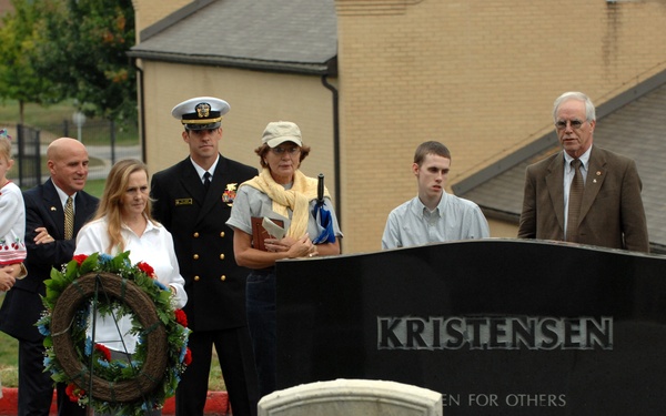 Families visit their fallen heros