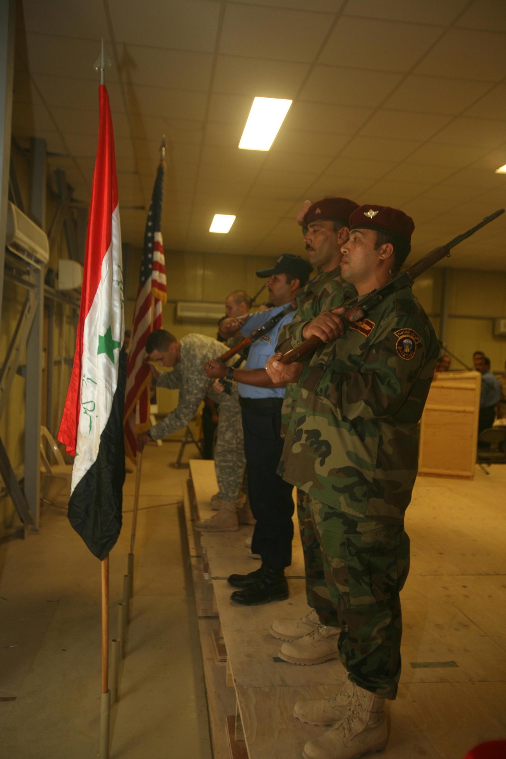 appreciation dinner on Camp Ramadi