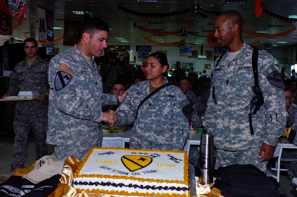 Camp Liberty Dining Facility Hits Landmark Figure