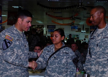 Camp Liberty Dining Facility Hits Landmark Figure