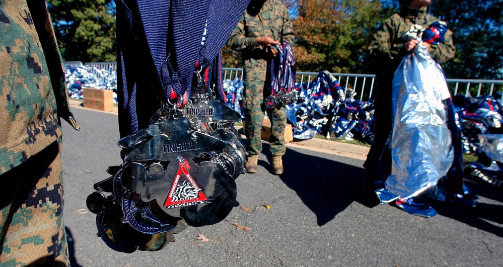 Marines assists in 'The People's Marathon'