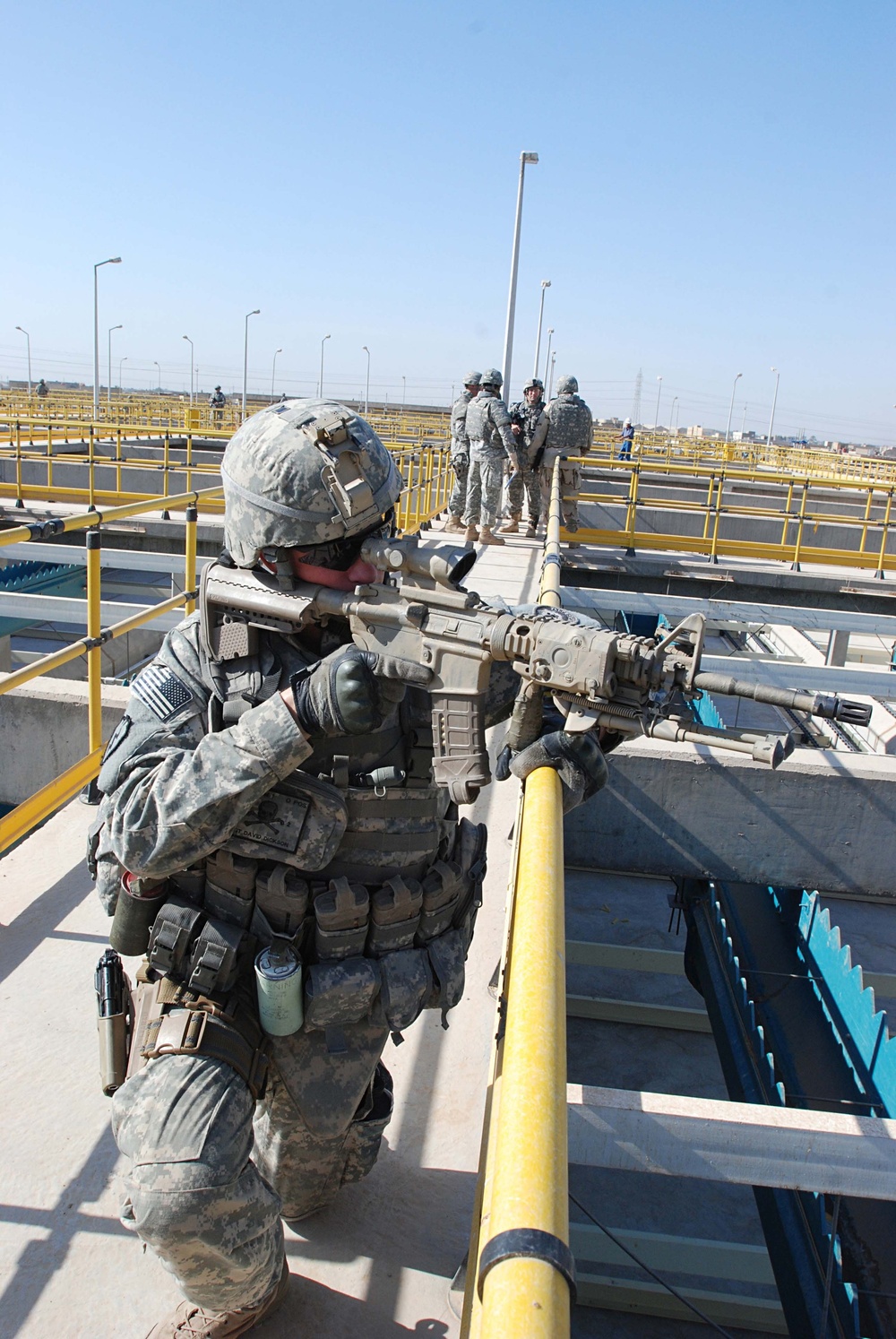 sniper team leader providing security for officials