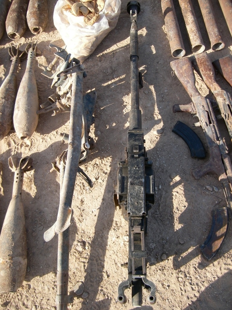 Coalition forces find terrorist detention facility, large weapons cache