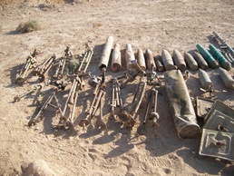 Coalition forces find terrorist detention facility, large weapons cache