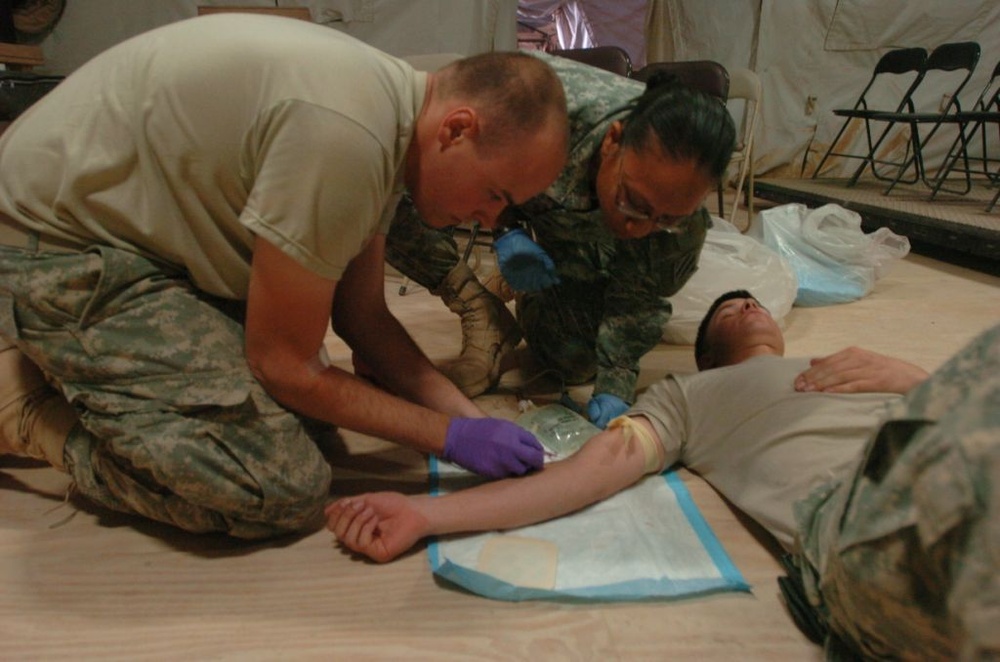 203rd BSTB medics hold CLS recertification course
