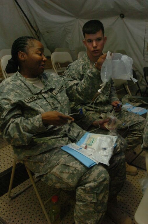 203rd BSTB medics hold CLS recertification course