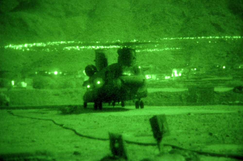 Soldiers at Forward Operating Base Blessing