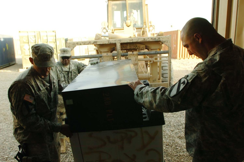 'Grey Wolf' Soldiers prepare to head home