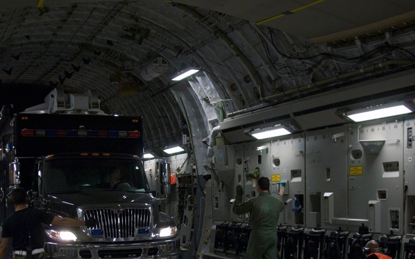 C-17 Globemaster III assists in California wildfires