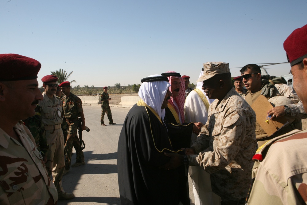 Parade at Camp Blue Diamond