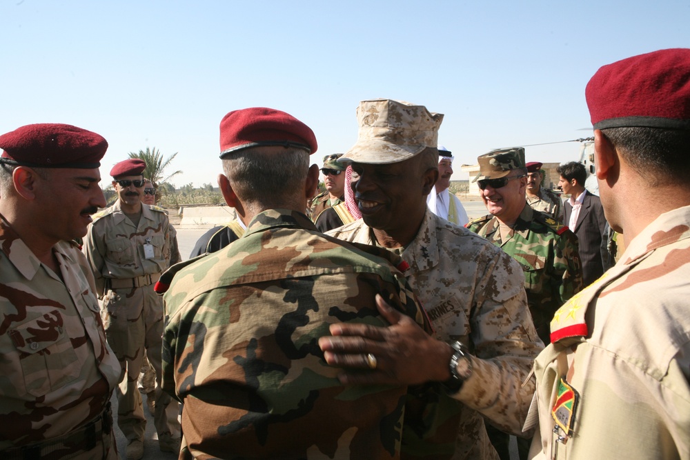 Parade at Camp Blue Diamond