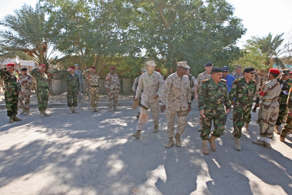 Parade at Camp Blue Diamond