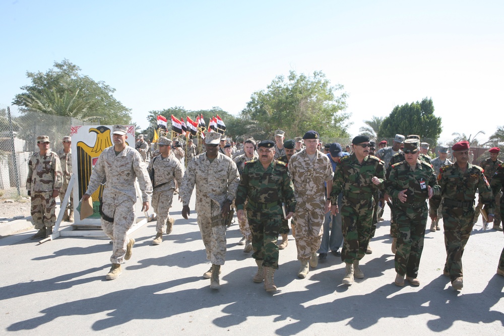 Parade at Camp Blue Diamond