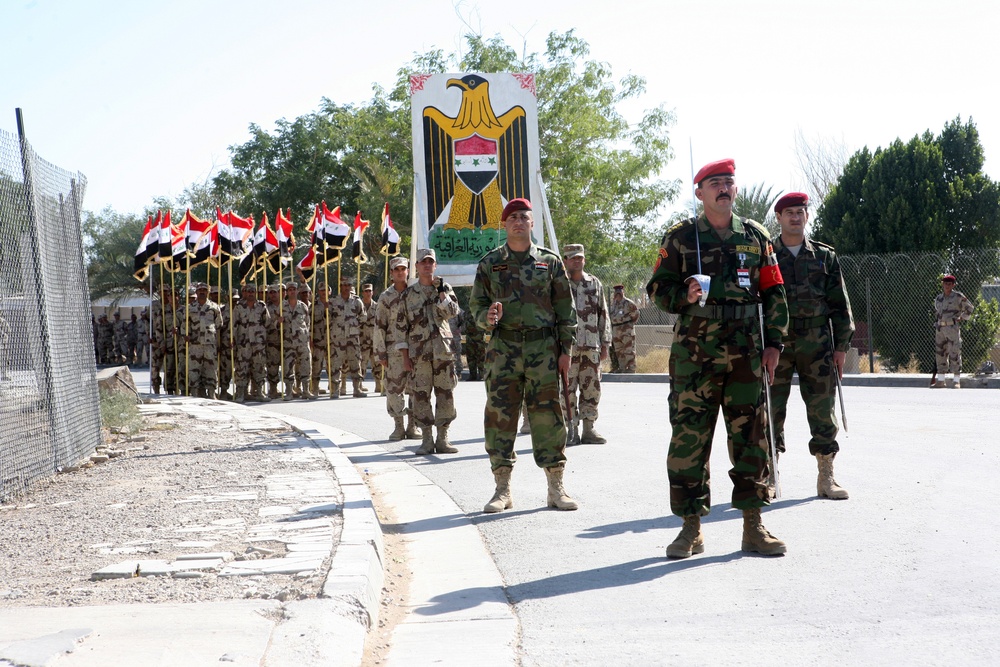 Parade at Camp Blue Diamond