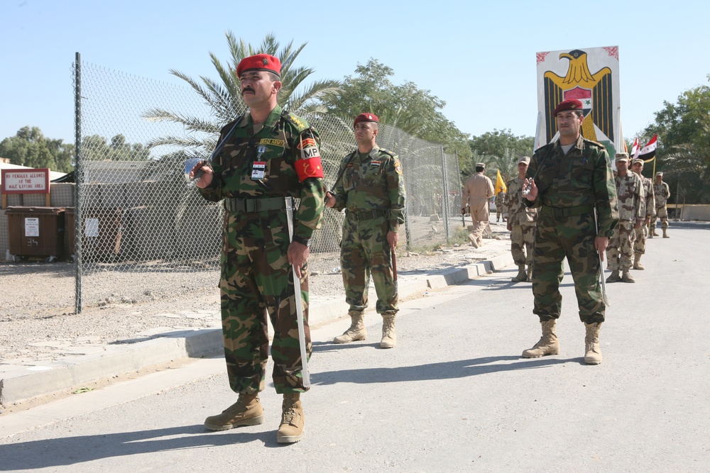 Parade at Camp Blue Diamond