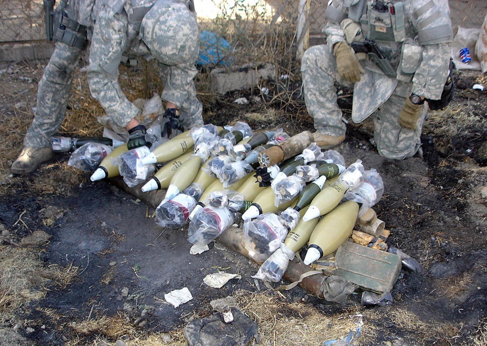 Pale Horse Troop finds two caches buried in soccer stadium