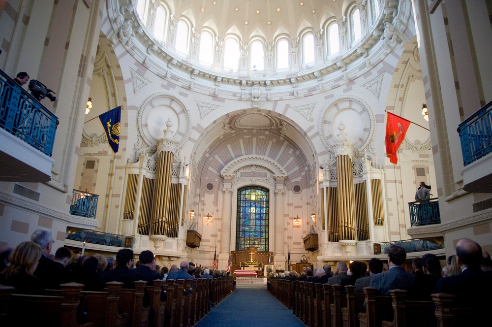 Memorial and Funeral at the United States Naval Academy