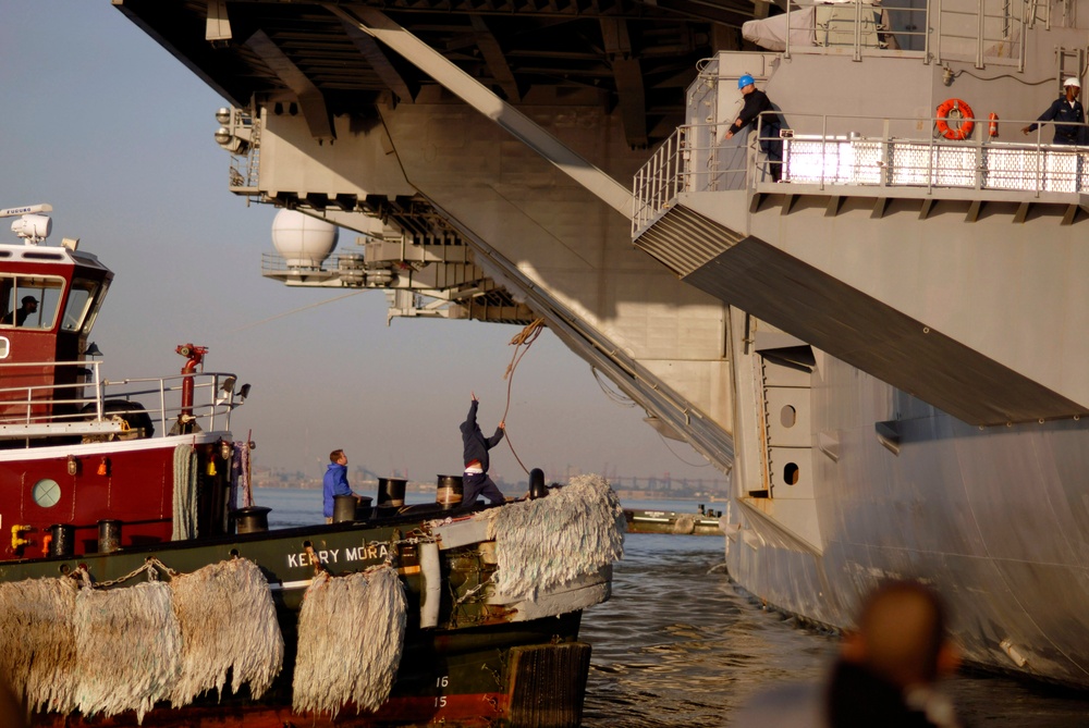 USS Harry S. Truman Leaves Naval Station Norfolk