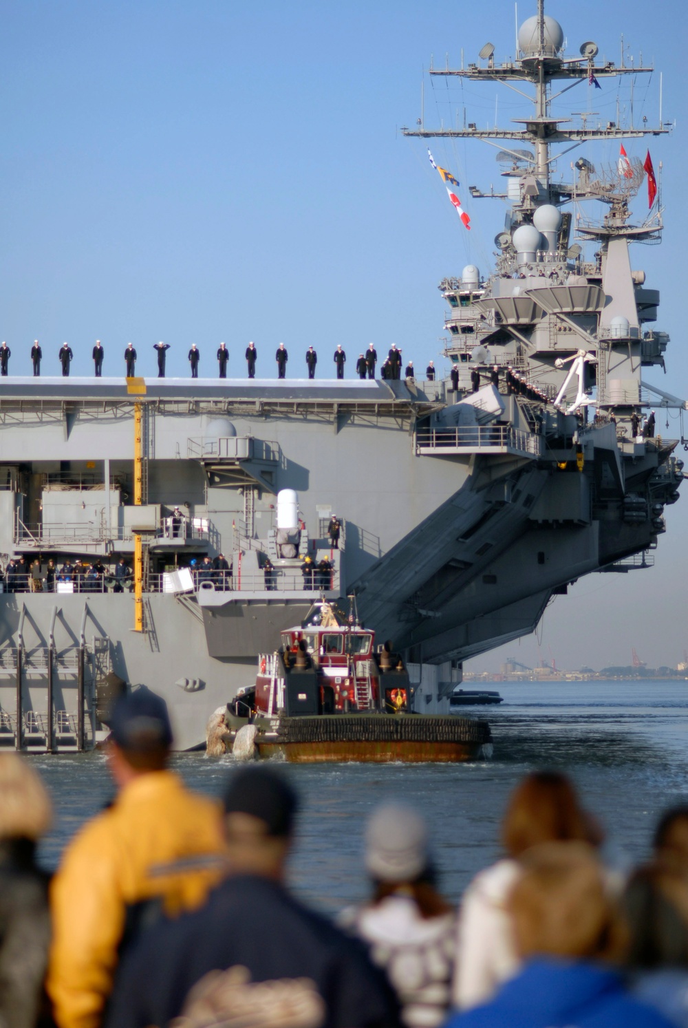 USS Harry S. Truman Leaves Naval Station Norfolk