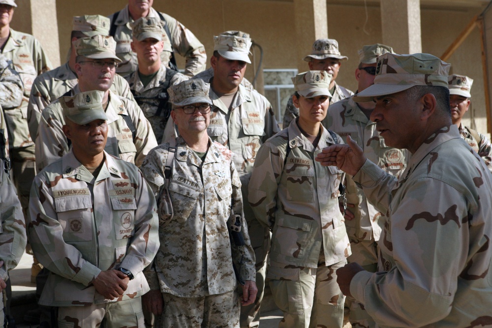 Thanking Sailors for their dedication to service