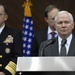 Secretary of Defense Robert M. Gates conducts a joint press conference with
