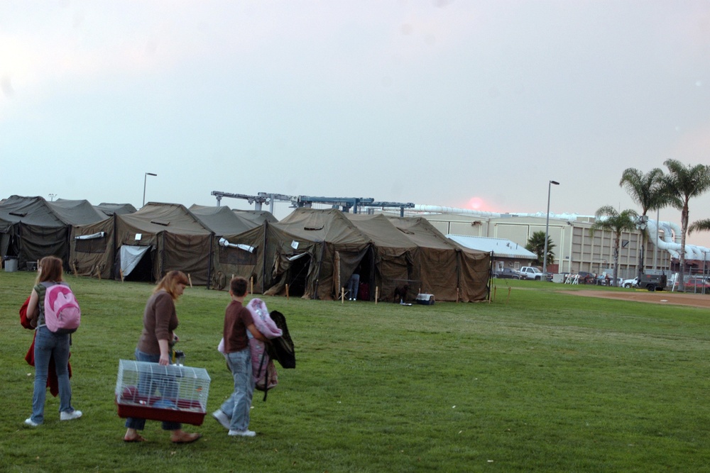 Shelter on Turner Field at Naval Amphibious Base Coronado