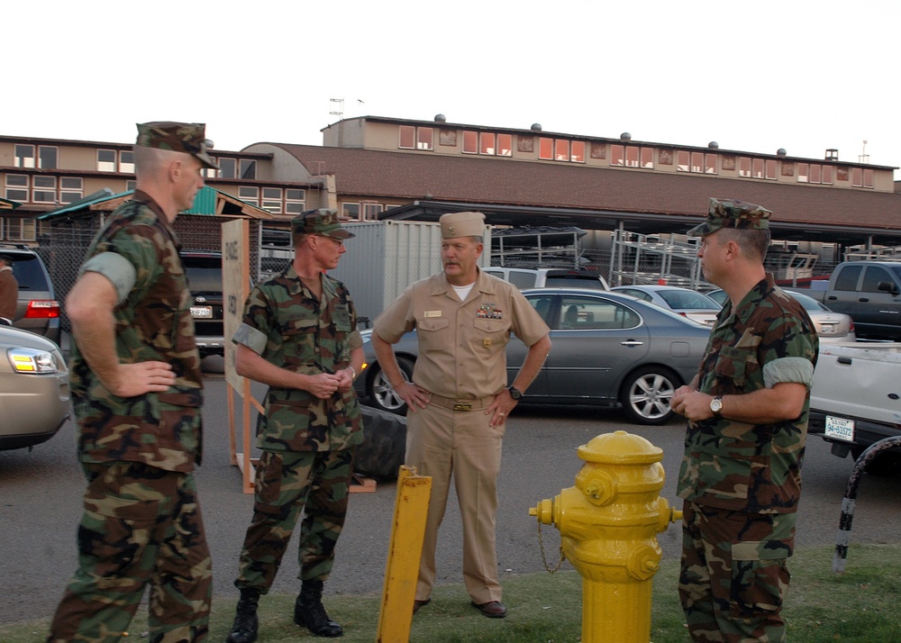 Shelter on Turner Field at Naval Amphibious Base Coronado