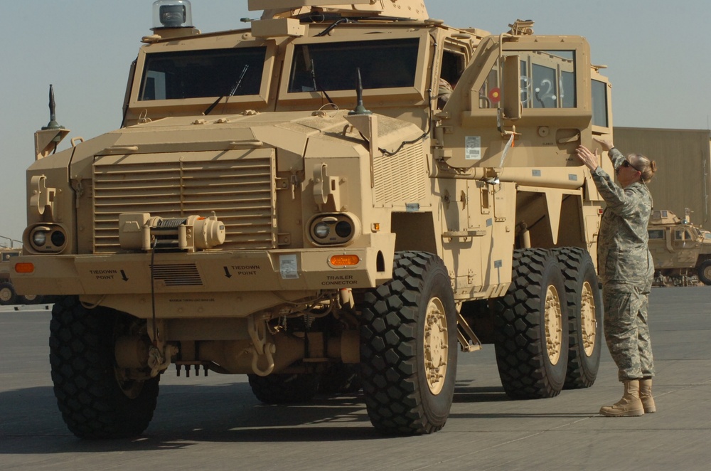 MRAPs Now on Ground at LSA Anaconda