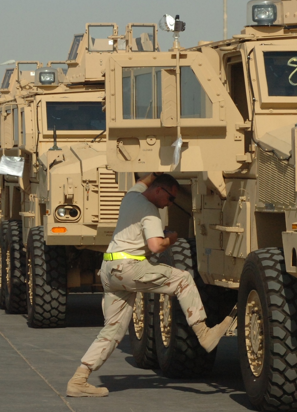 MRAPs Now on Ground at LSA Anaconda