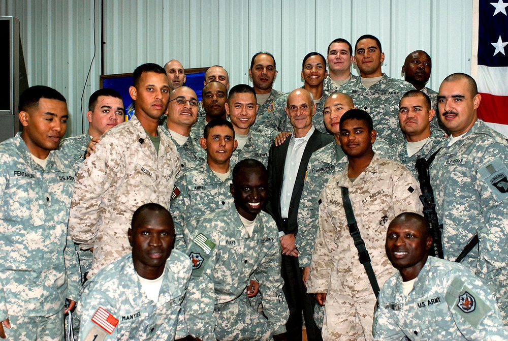 Chertoff comes to LSAA for largest naturalization ceremony ever in Iraq