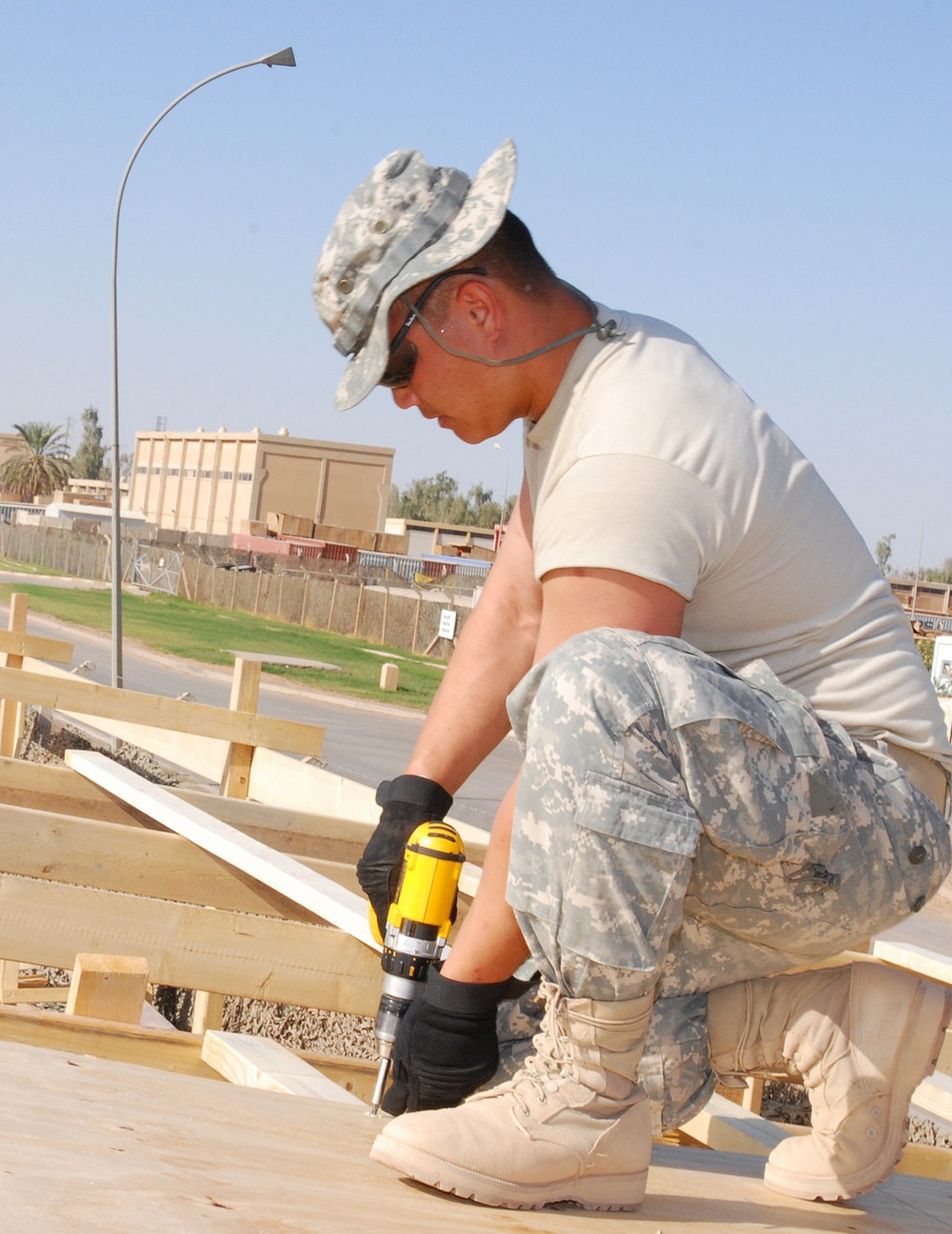 NG Soldiers use civilian skills, hobbies to build, beautify, protect