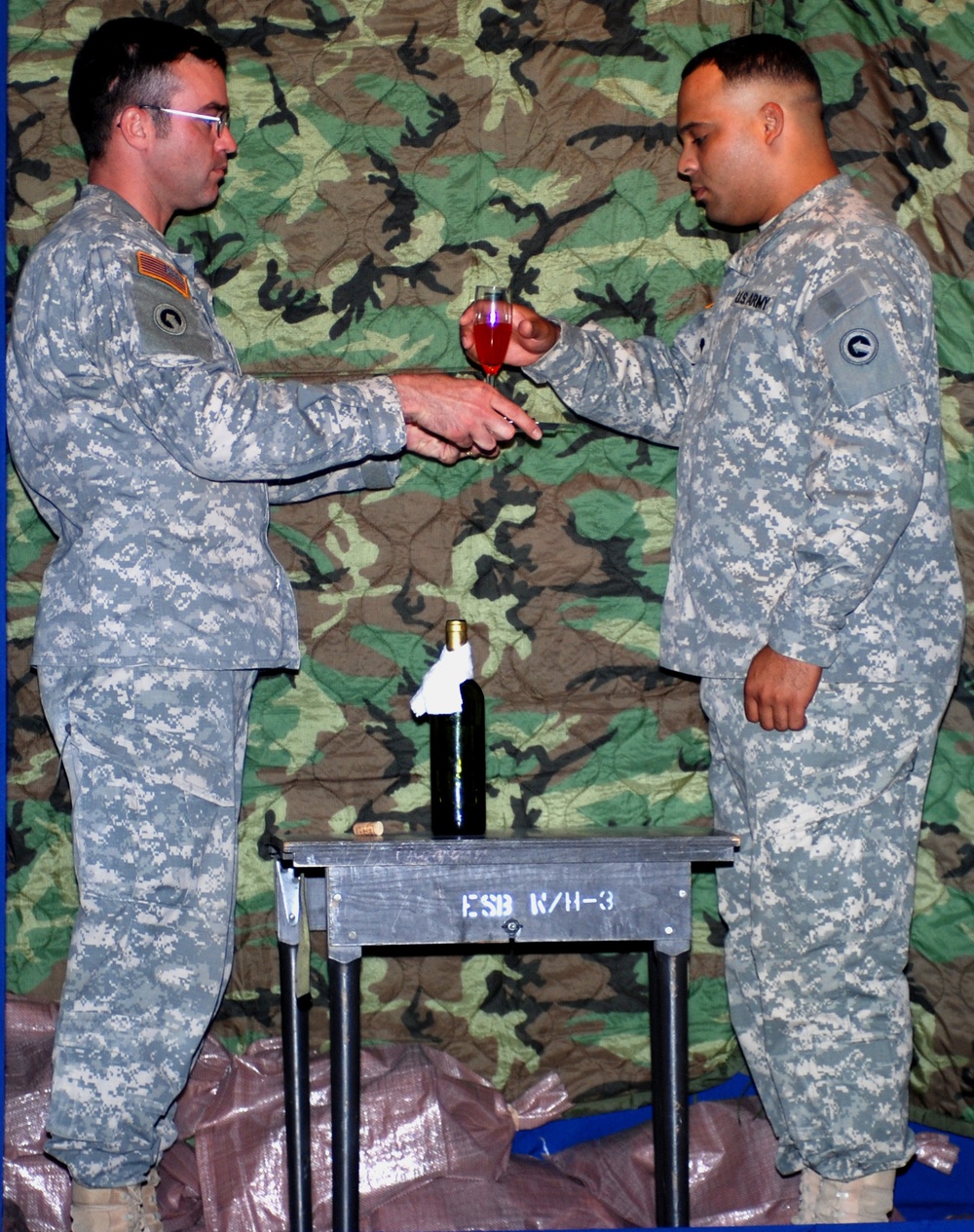 Soldiers Cross the Line in Celebration of a Rich Tradition