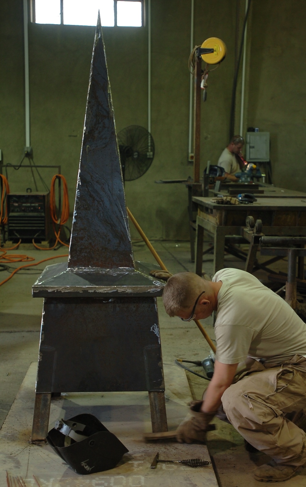 512th creates steeple for Argonne Chapel