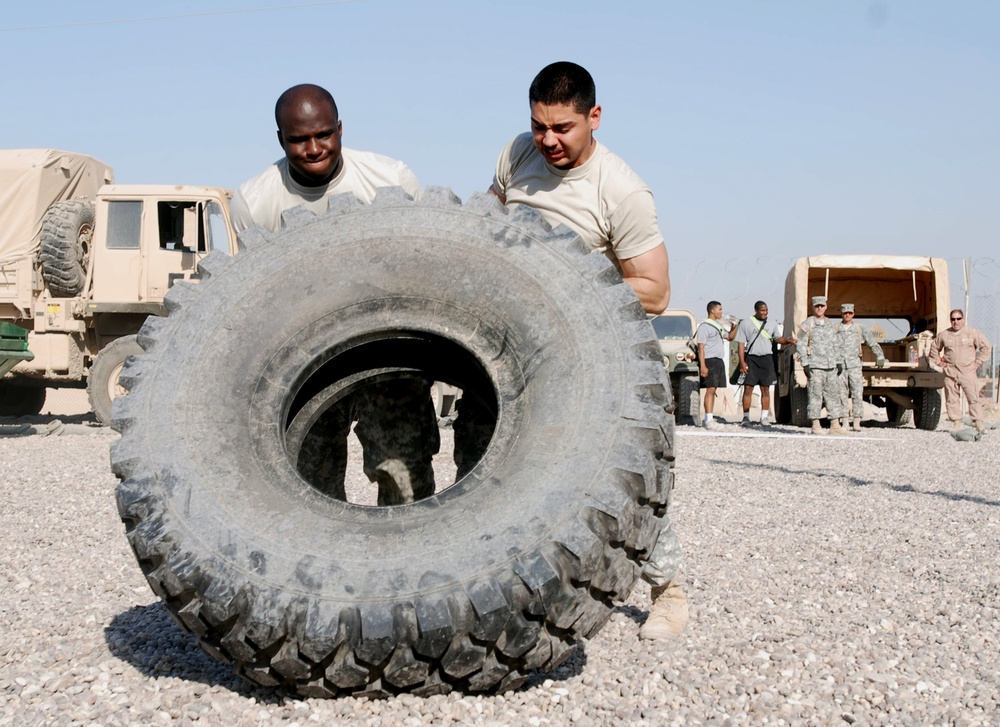 Two Soldiers win 1st place in strongman competition