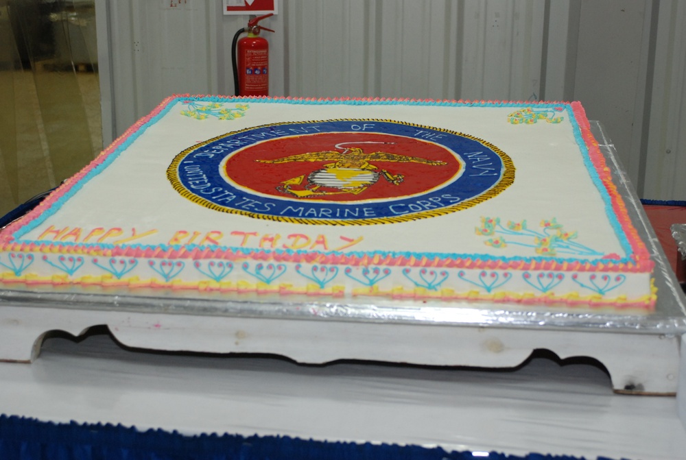Marine Corps celebrates birthday in combat