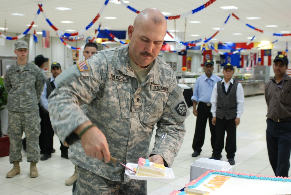 Marine Corps celebrates birthday in combat