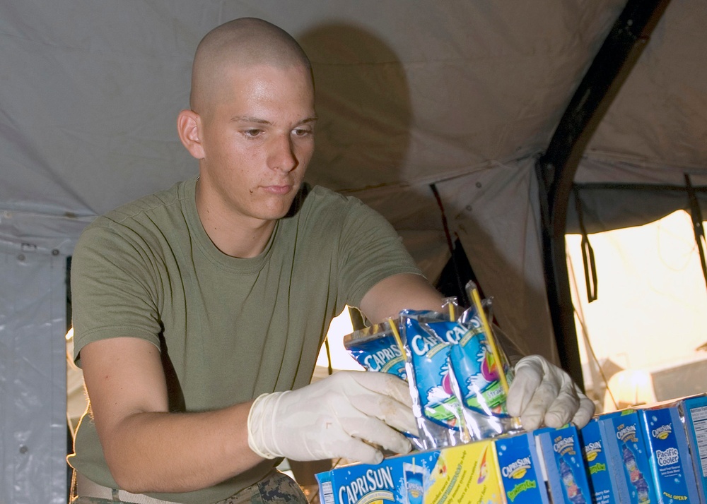 Naval Amphibious Base Coronado evacuation center