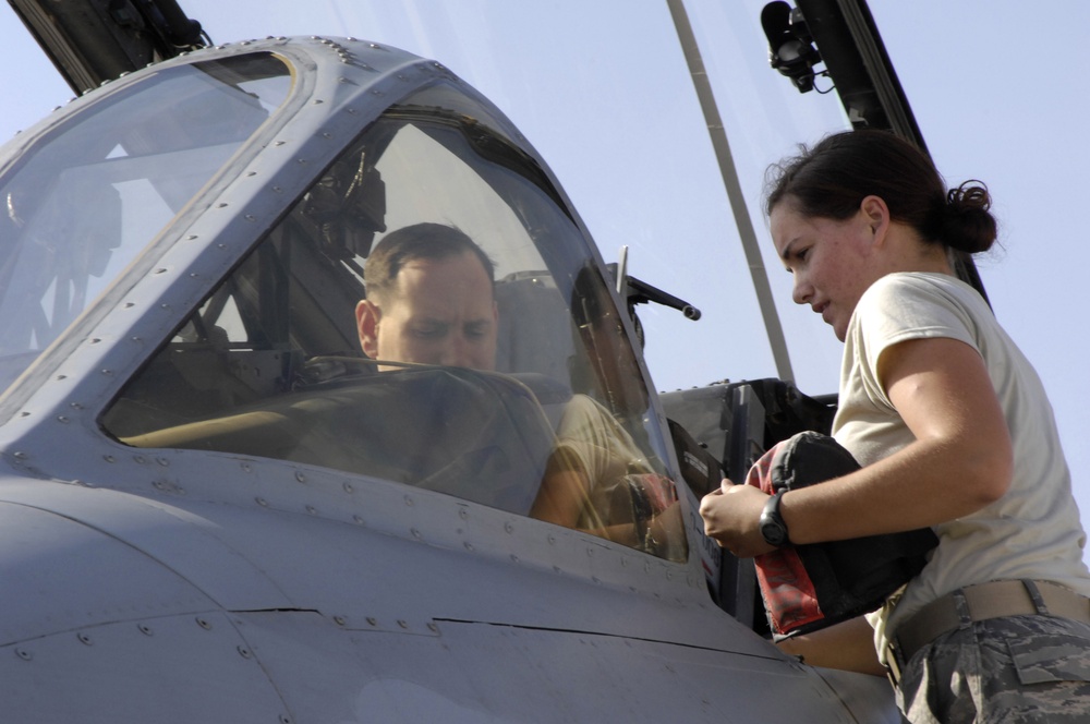 The first unit to use the C-model A-10 in a combat zone