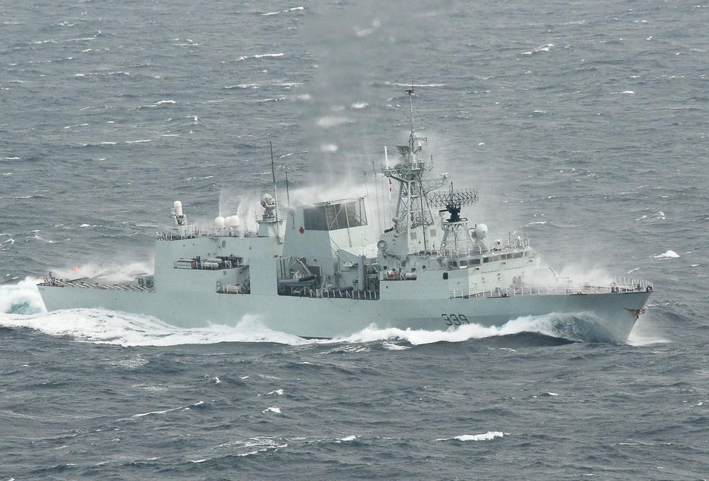 Canadian Warship Joins American Carrier Strike Group