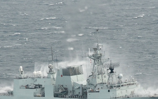 Canadian warship joins American Carrier Strike Group