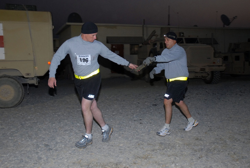 Unit Honors Vietnam Veterans With Run in Afghanistan